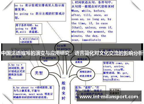 中国法语缩写的演变与应用研究：语言简化对文化交流的影响分析